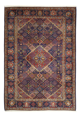 Alfombra persa - Keshan - 211 x 143 cm - azul oscuro