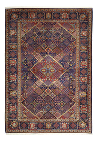 Alfombra persa - Keshan - 211 x 143 cm - azul oscuro