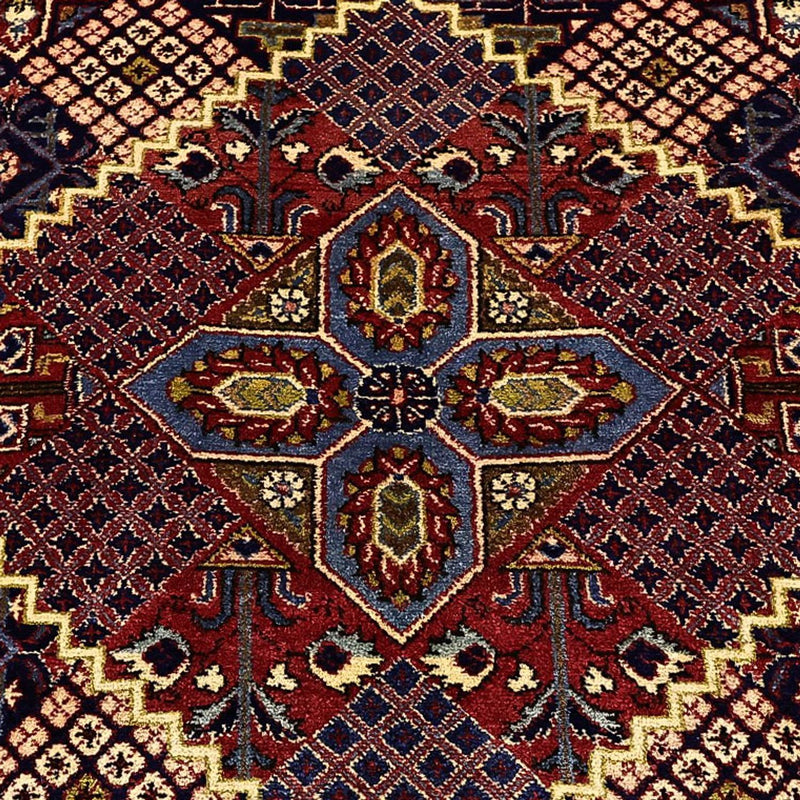 Alfombra persa - Keshan - 211 x 143 cm - azul oscuro