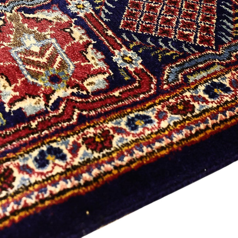 Alfombra persa - Keshan - 211 x 143 cm - azul oscuro