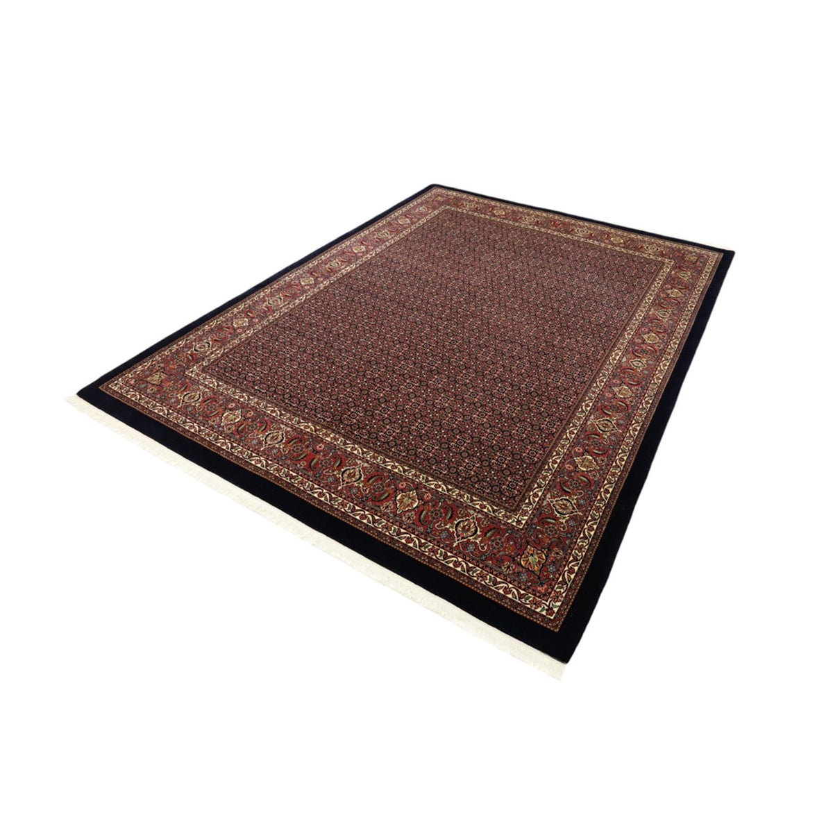 Alfombra persa - Bidjar - 337 x 255 cm - azul oscuro