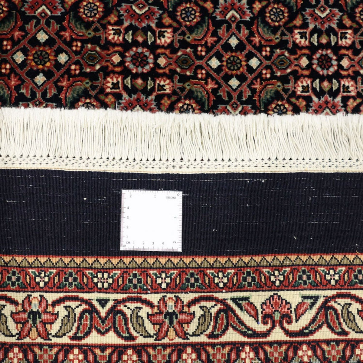 Alfombra persa - Bidjar - 337 x 255 cm - azul oscuro