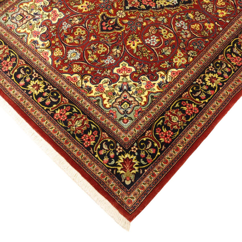 Alfombra persa - Ghom - 158 x 114 cm - rojo