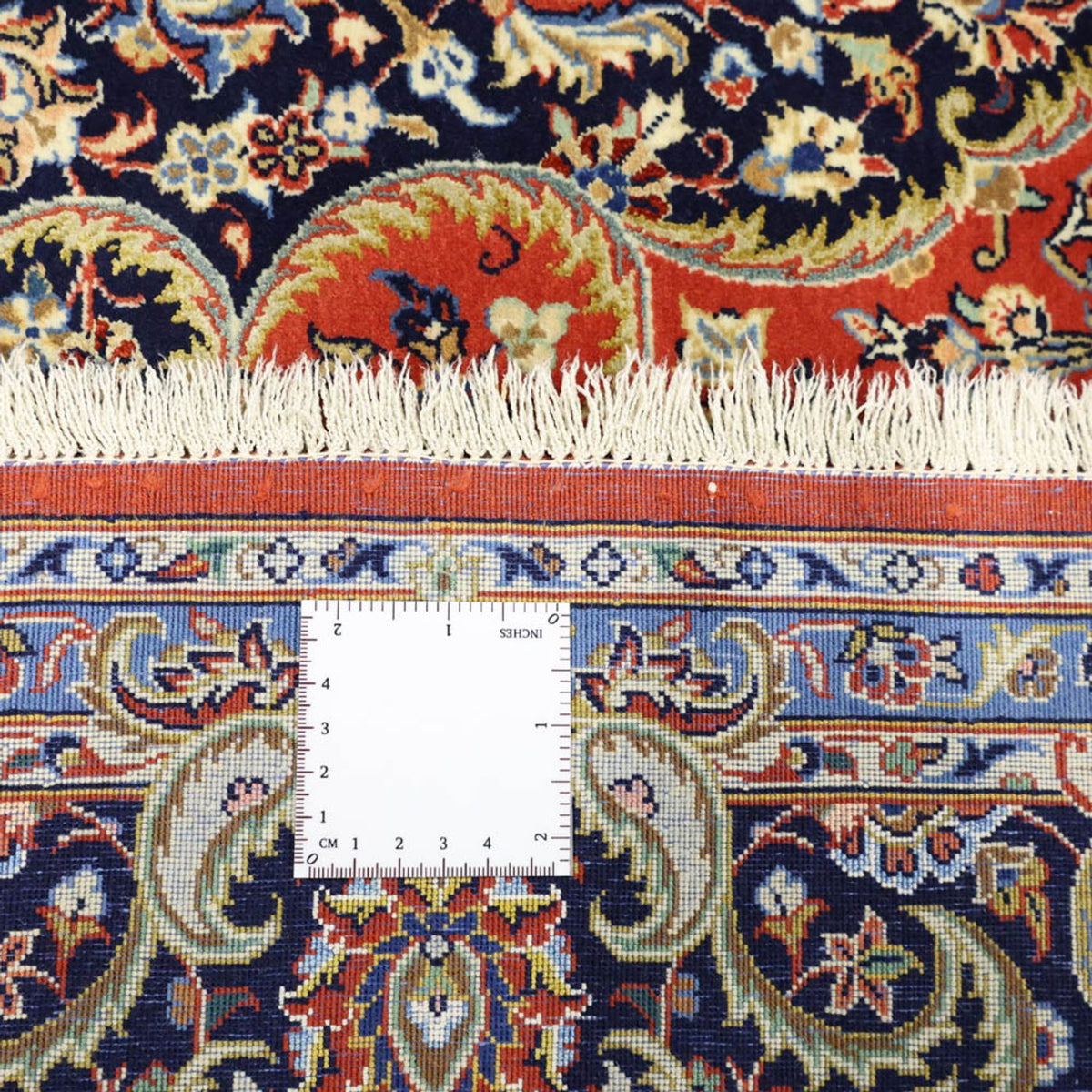 Alfombra Persa - Ghom - Royal - Urdimbre de seda - 220 x 141 cm - rojo
