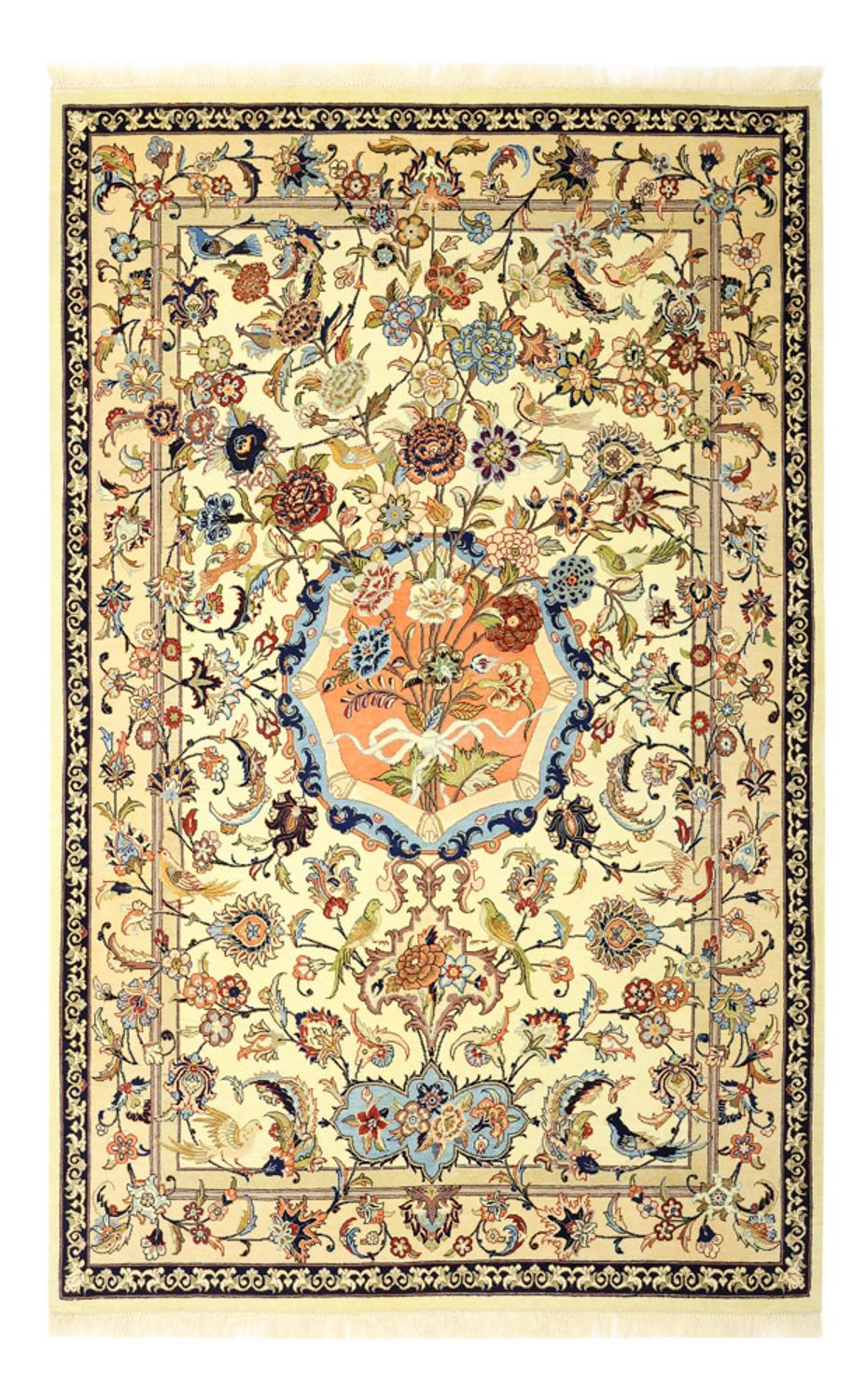 Alfombra Persa - Isfahan - Prima - 156 x 100 cm - beige
