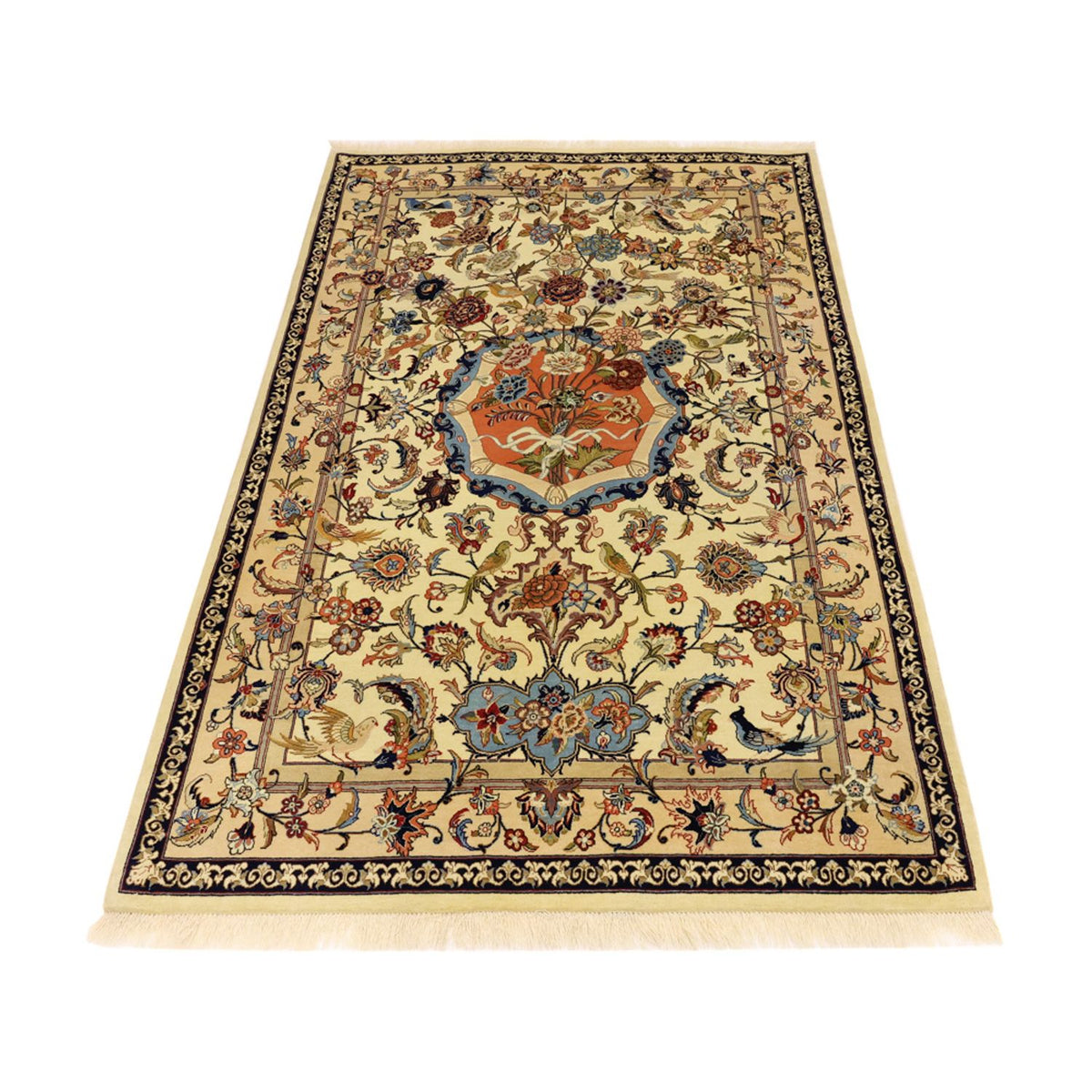 Alfombra Persa - Isfahan - Prima - 156 x 100 cm - beige
