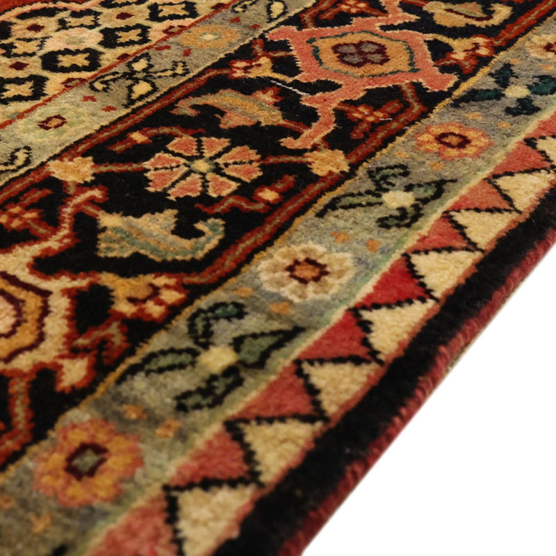 Alfombra de pasillo Alfombra persa - Bidjar - 267 x 125 cm - rojo