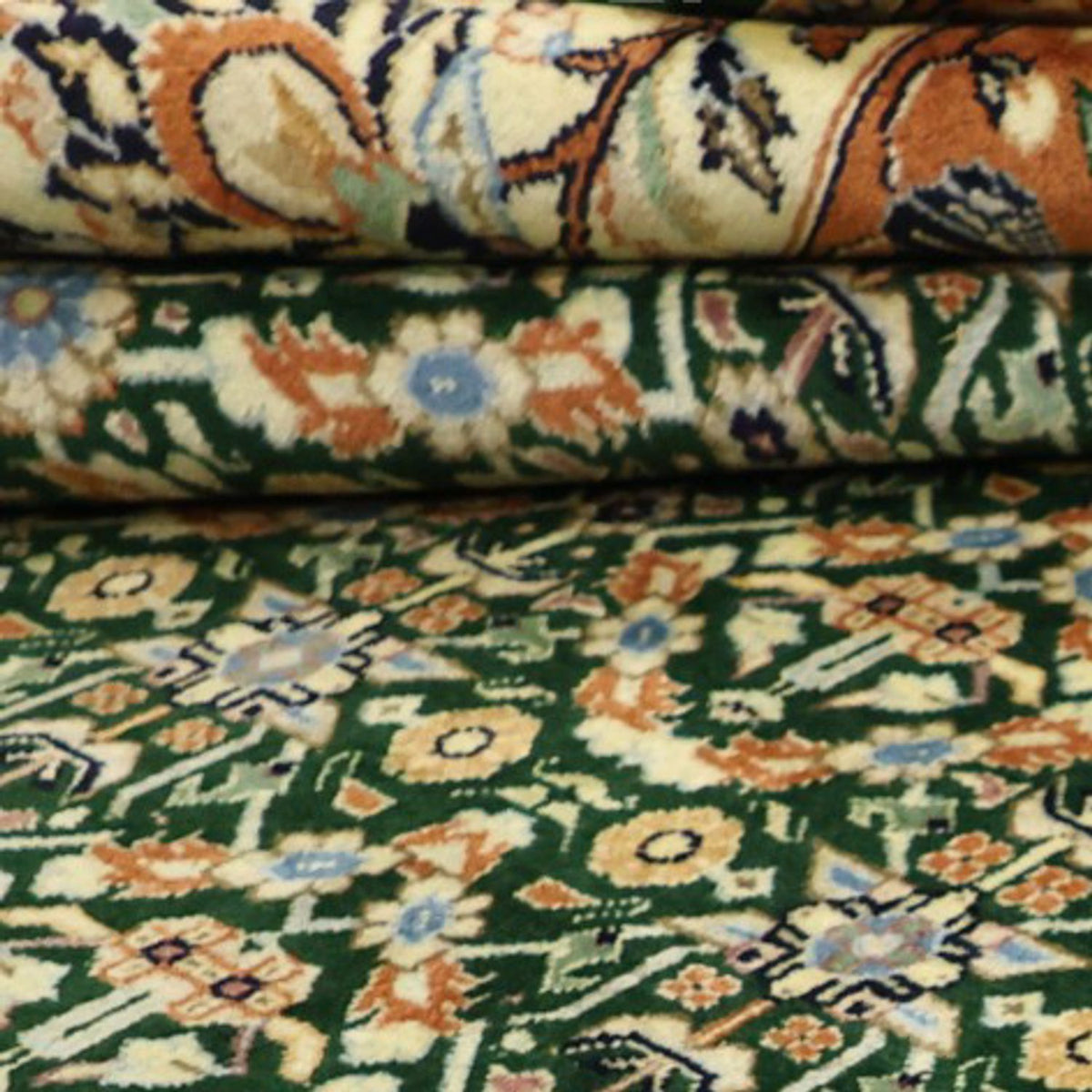 Alfombra persa - Clásica - 292 x 255 cm - verde