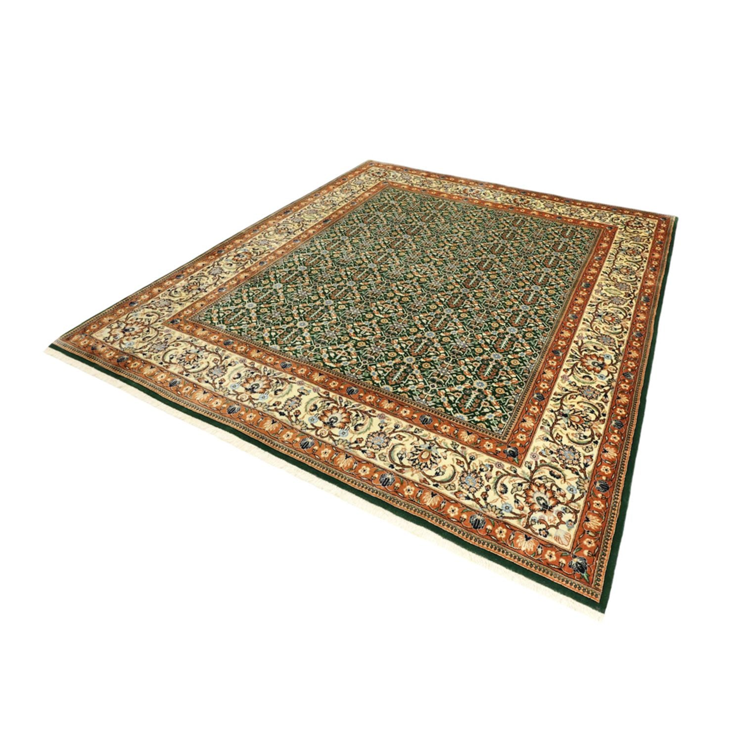 Alfombra persa - Clásica - 292 x 255 cm - verde