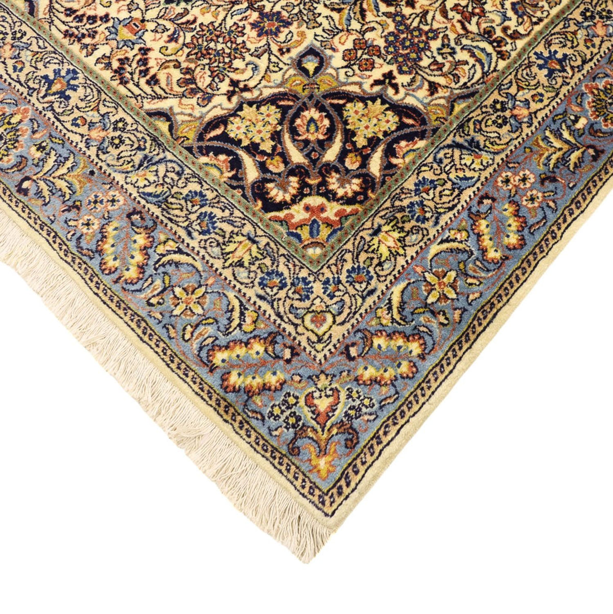 Alfombra persa - Clásica - 165 x 106 cm - verde claro