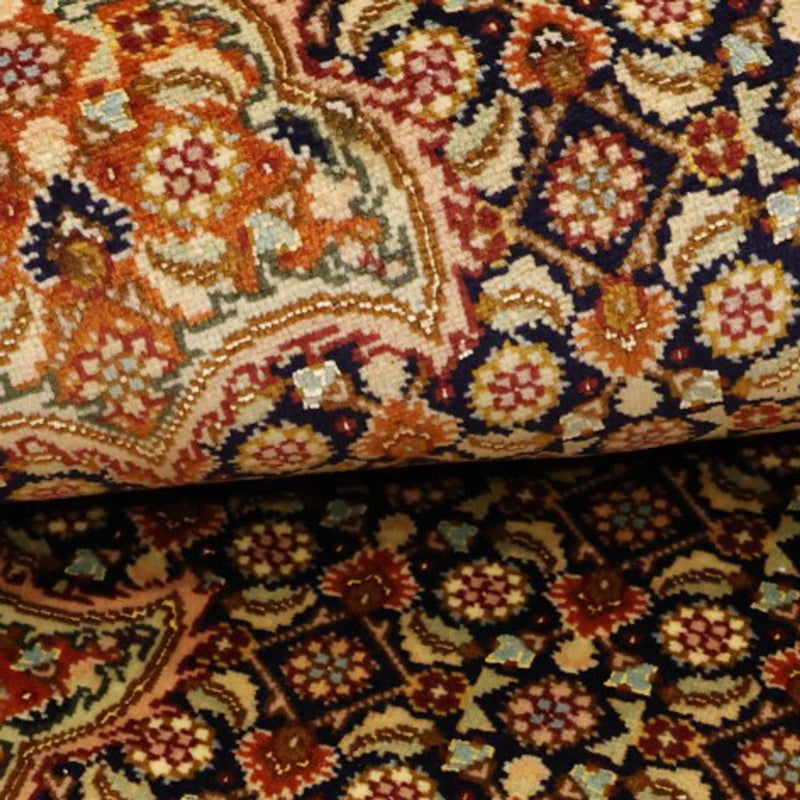 Alfombra Persa - Tabriz - Real - Real - 153 x 101 cm - beige oscuro