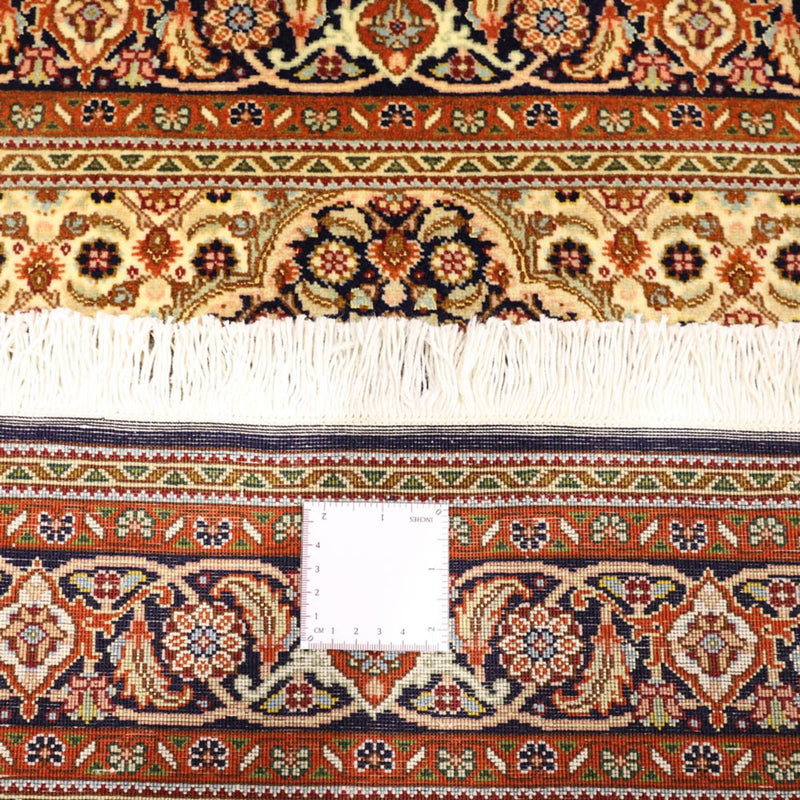 Alfombra Persa - Tabriz - Real - Real - 153 x 101 cm - beige oscuro