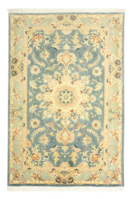 Alfombra persa - Tabriz - 119 x 81 cm - azul claro