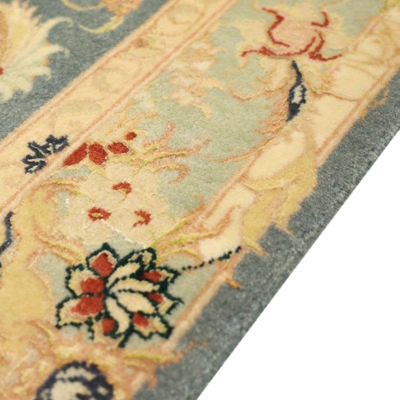 Alfombra persa - Tabriz - 119 x 81 cm - azul claro