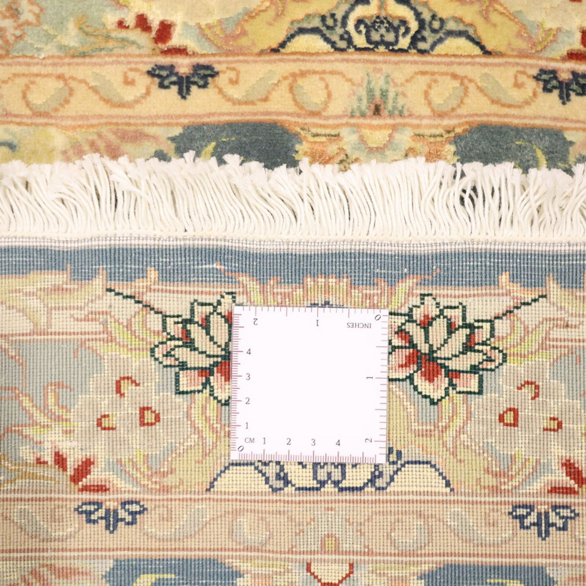 Alfombra persa - Tabriz - 119 x 81 cm - azul claro