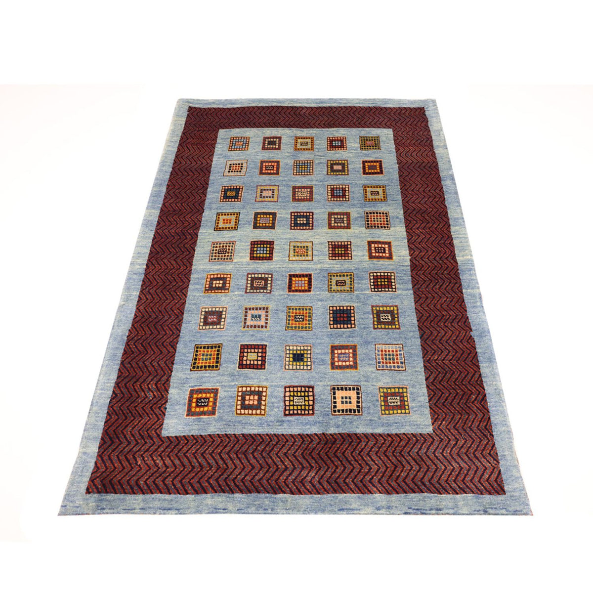 Alfombra Gabbeh - Loribaft Persa - 159 x 103 cm - multicolor