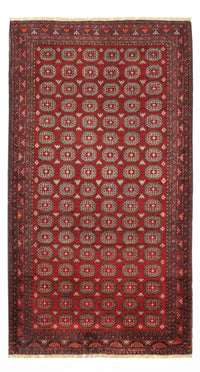 Alfombra de pasillo Alfombra Belutsch - 193 x 108 cm - rojo oscuro
