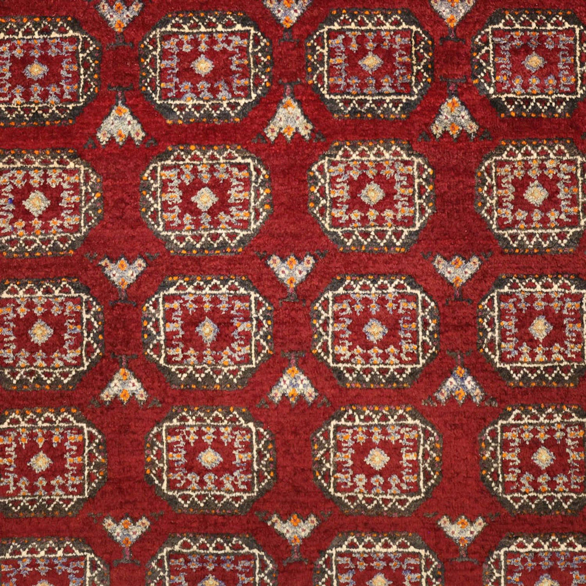 Alfombra de pasillo Alfombra Belutsch - 193 x 108 cm - rojo oscuro
