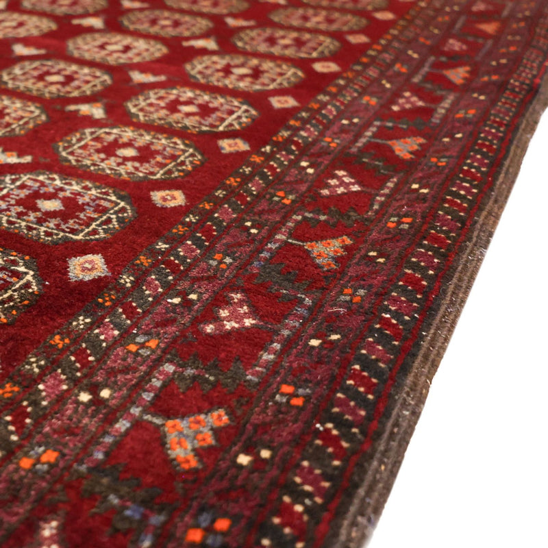 Alfombra de pasillo Alfombra Belutsch - 193 x 108 cm - rojo oscuro