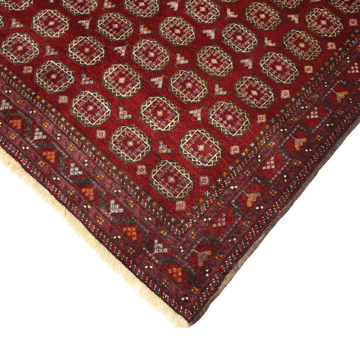 Alfombra de pasillo Alfombra Belutsch - 193 x 108 cm - rojo oscuro