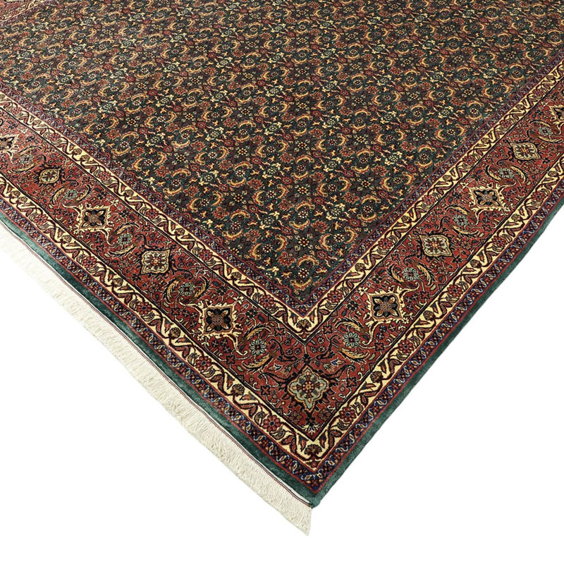 Alfombra persa - Bidjar - Real - 301 x 203 cm - azul oscuro