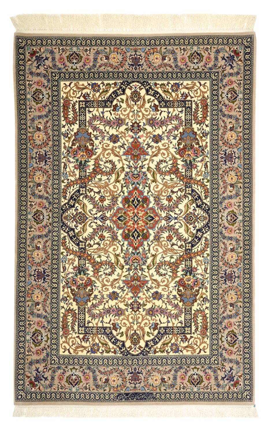 Alfombra Persa - Isfahan - Prima - 171 x 111 cm - beige oscuro