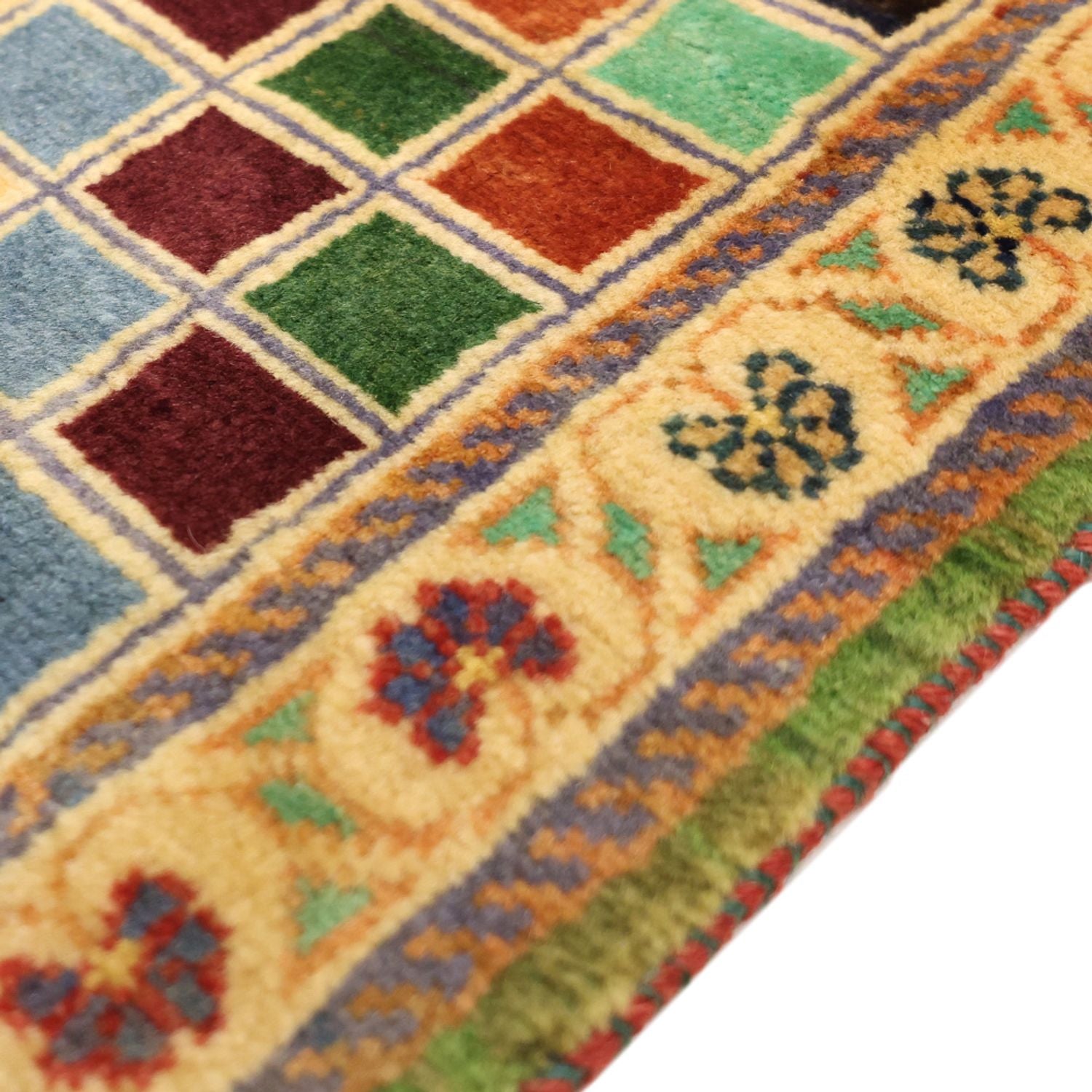 Alfombra Gabbeh - Loribaft Persa - 117 x 79 cm - multicolor