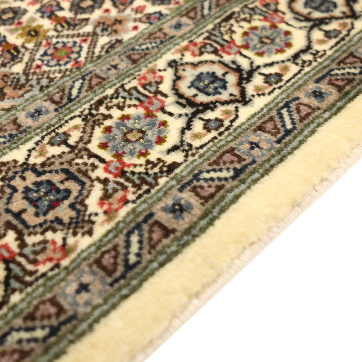 Alfombra Persa - Tabriz - Real - 92 x 59 cm - beige oscuro