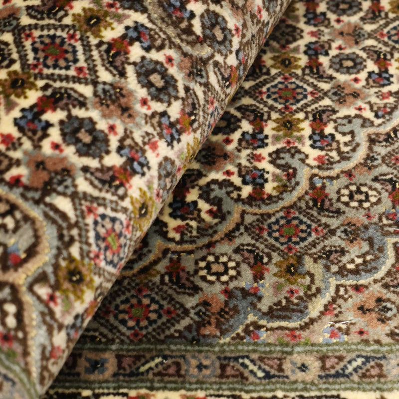Alfombra Persa - Tabriz - Real - 92 x 59 cm - beige oscuro