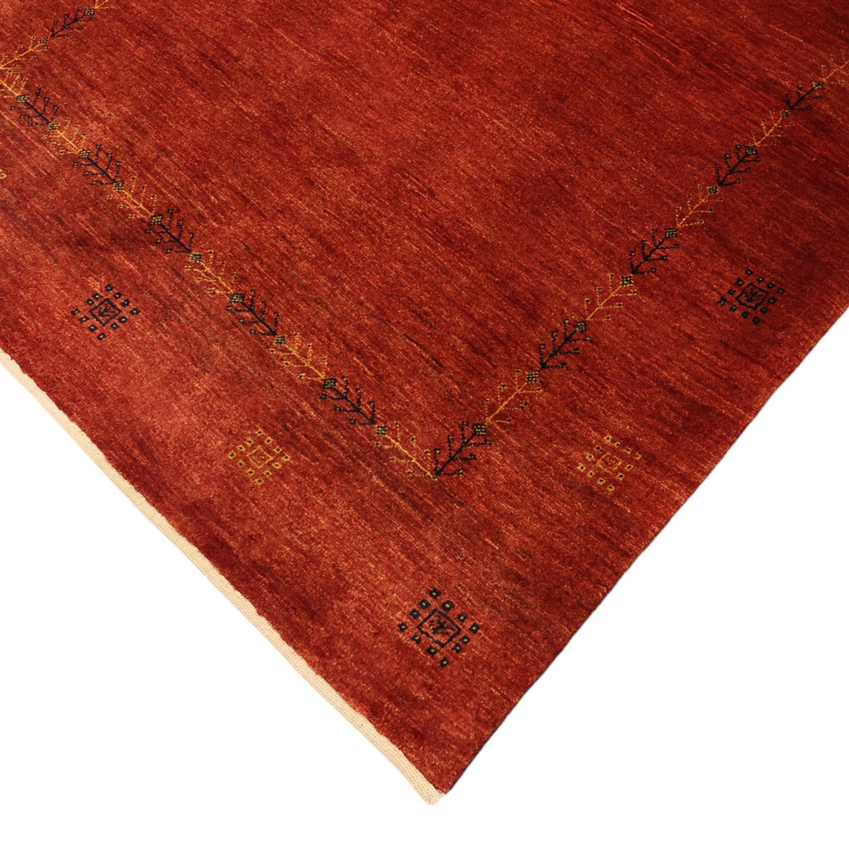 Alfombra Gabbeh - Persa Kashkuli - 175 x 119 cm - rojo