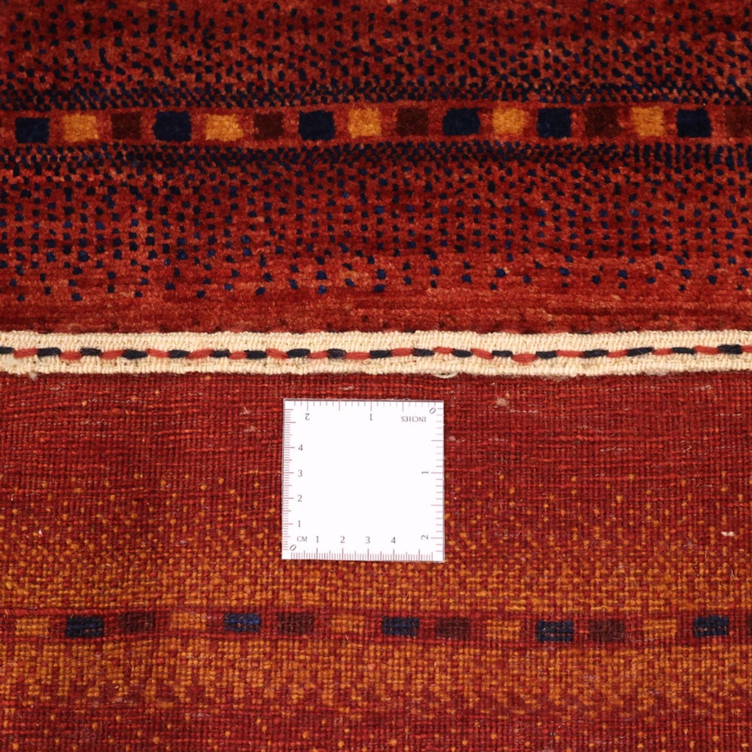 Alfombra Gabbeh - Persa Kashkuli cuadrado  - 119 x 101 cm - multicolor