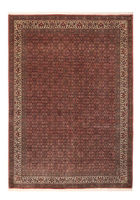 Alfombra persa - Bidjar - Real - 350 x 256 cm - rojo oscuro