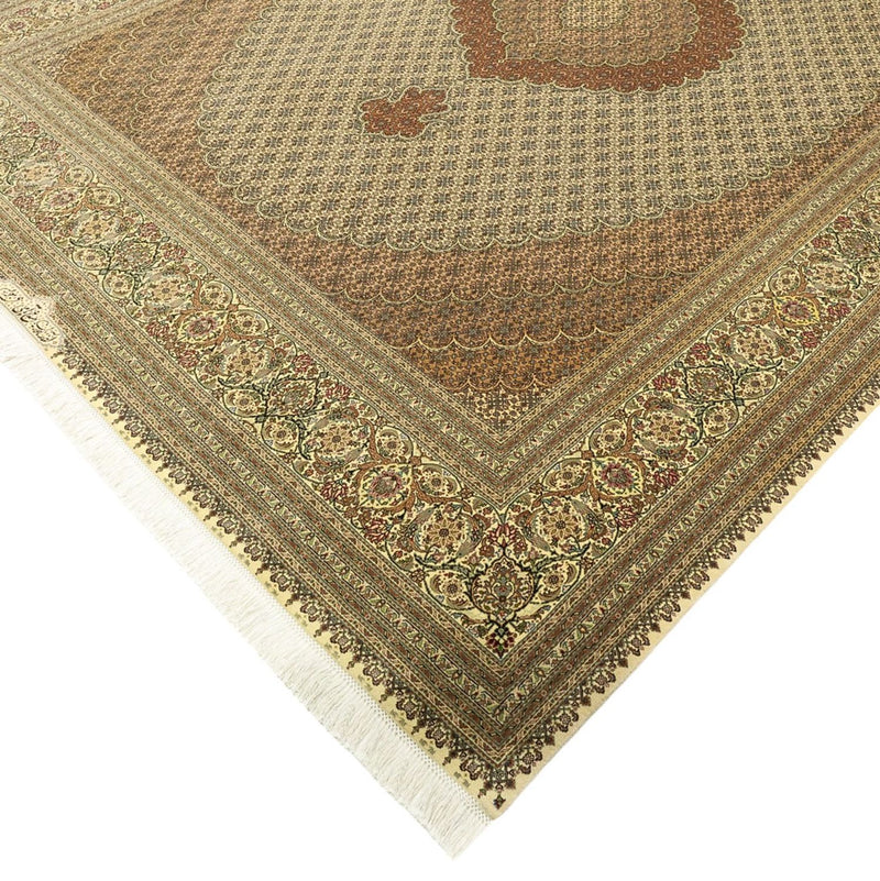 Alfombra Persa - Tabriz - Real - Real - 350 x 251 cm - arena