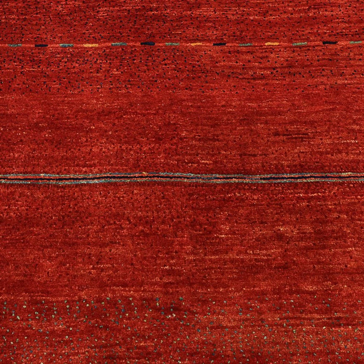 Alfombra Gabbeh - Loribaft Persa - 326 x 248 cm - rojo