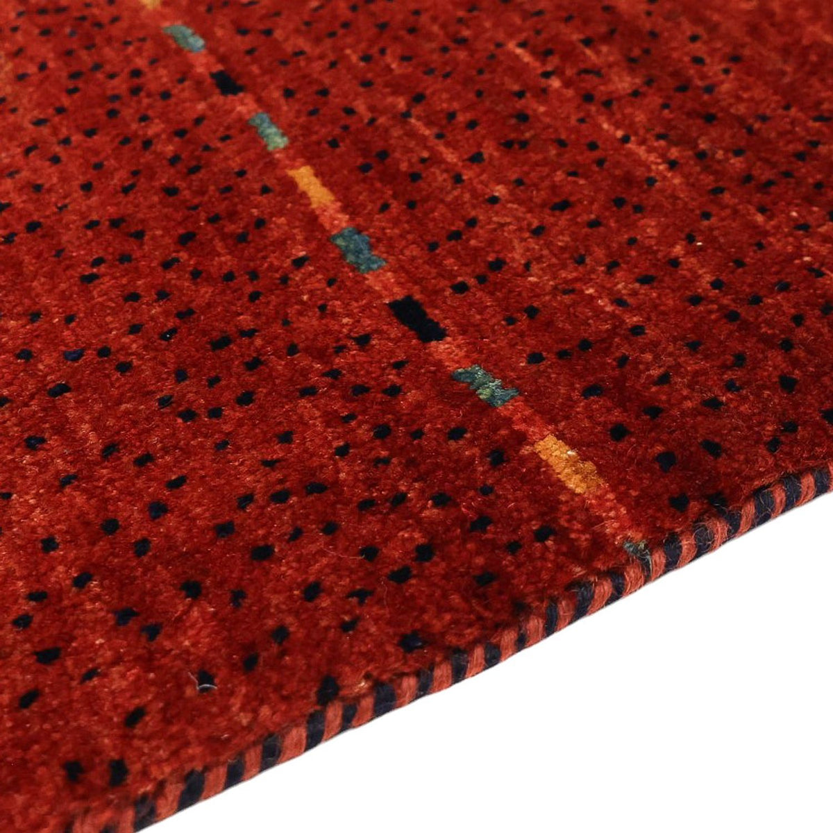 Alfombra Gabbeh - Loribaft Persa - 326 x 248 cm - rojo