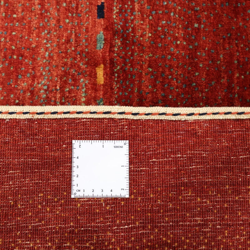 Alfombra Gabbeh - Loribaft Persa - 326 x 248 cm - rojo
