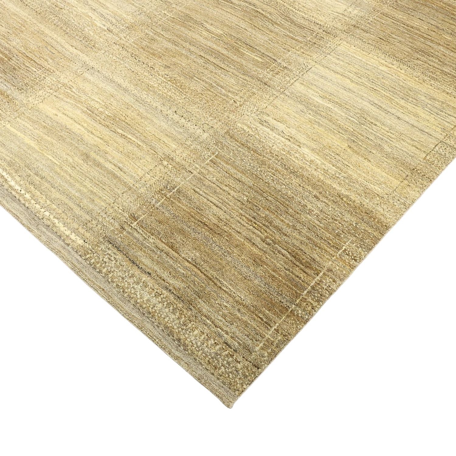 Alfombra Gabbeh - Loribaft Persa - 238 x 175 cm - beige oscuro