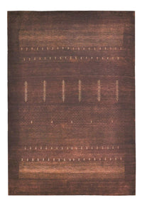 Alfombra Gabbeh - Loribaft Indus - 247 x 173 cm - rojo oscuro