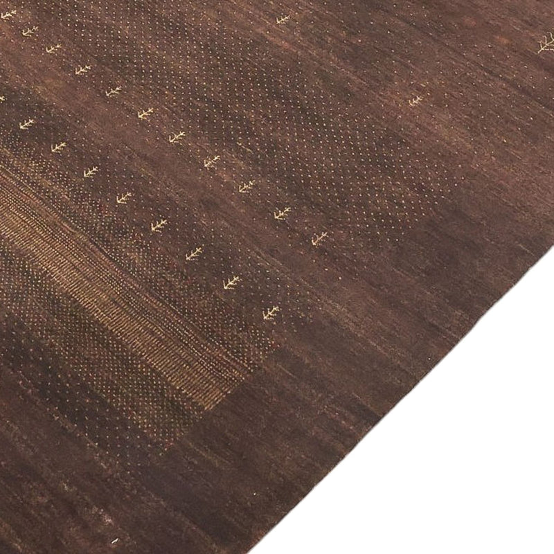Alfombra Gabbeh - Loribaft Indus - 247 x 173 cm - rojo oscuro