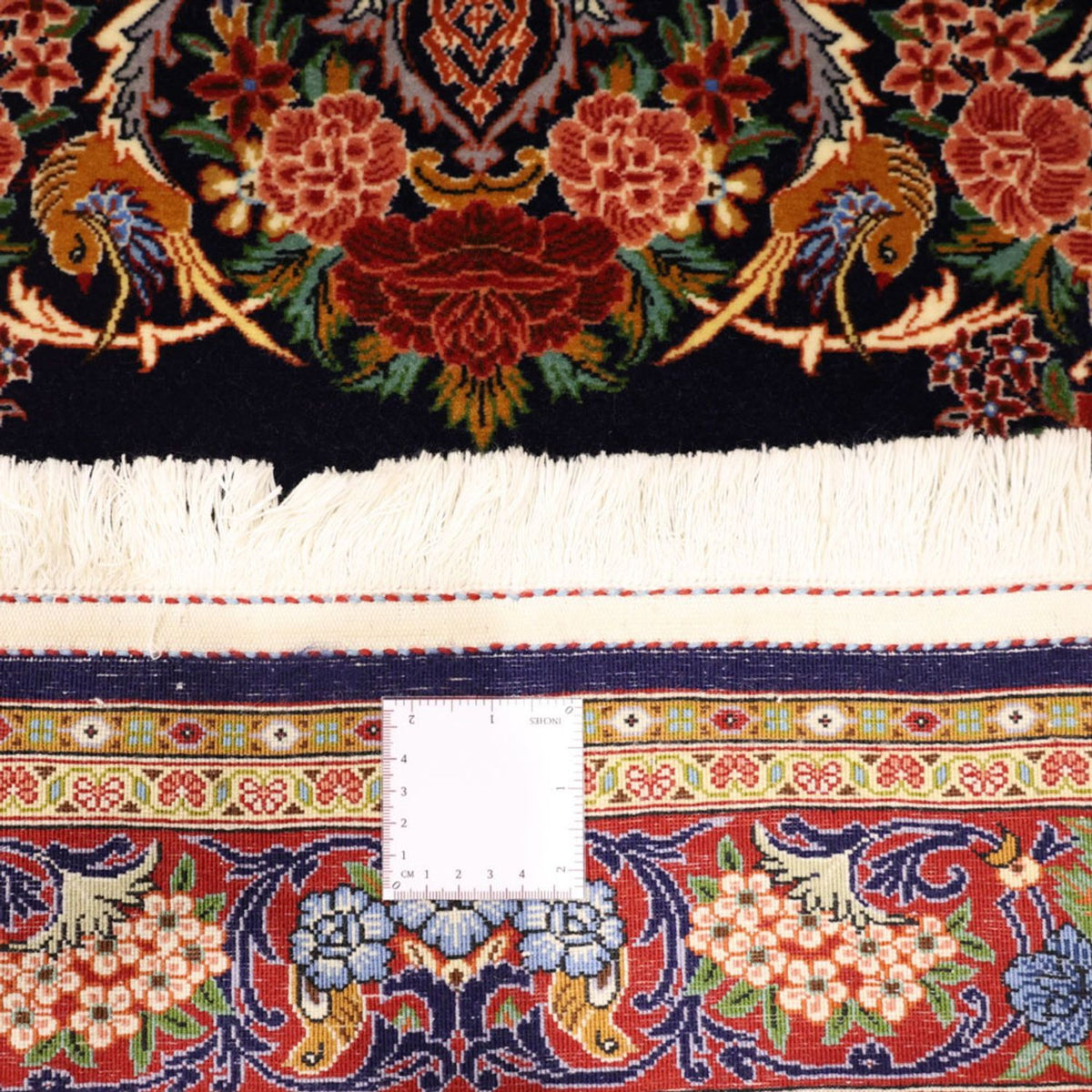 Alfombra persa - Clásica - 159 x 105 cm - azul oscuro