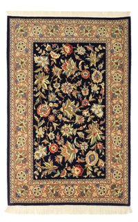 Alfombra Persa - Isfahan - Prima - 151 x 101 cm - azul oscuro