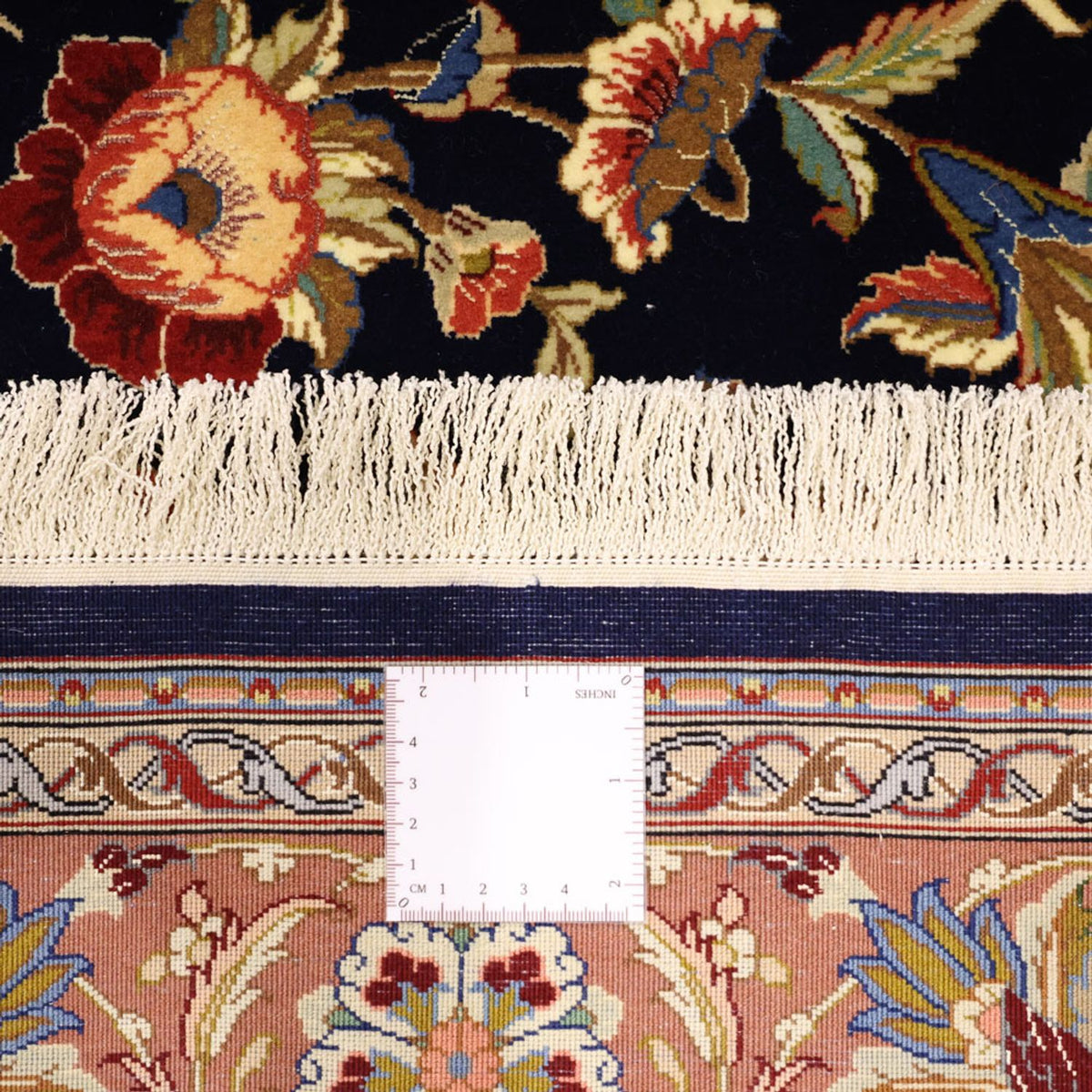 Alfombra Persa - Isfahan - Prima - 151 x 101 cm - azul oscuro