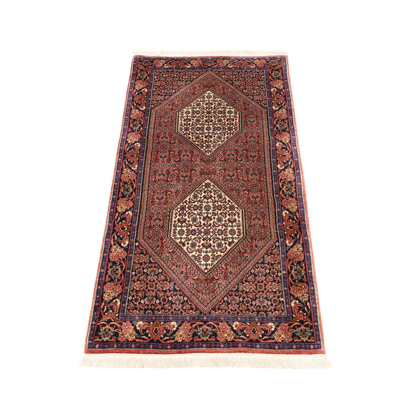 Alfombra persa - Bidjar - 130 x 72 cm - óxido