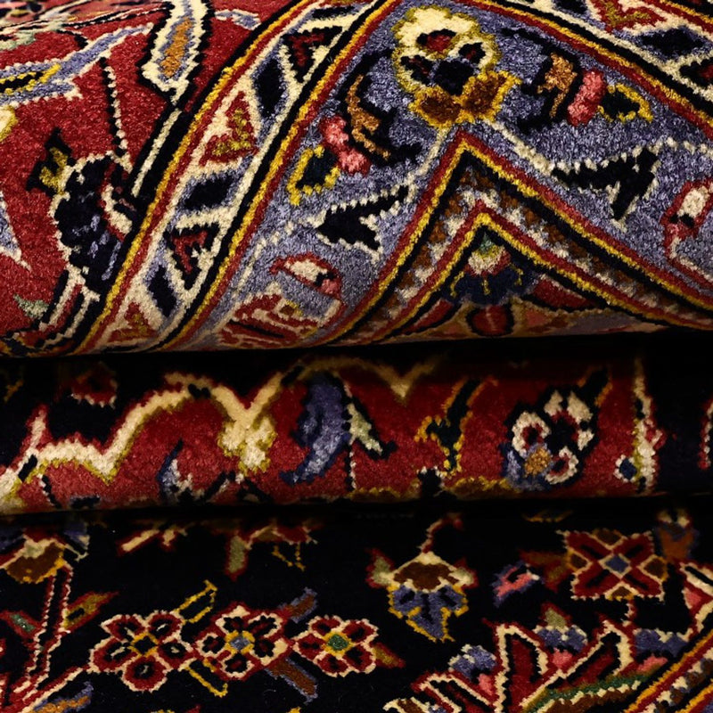 Alfombra persa - Keshan - 208 x 139 cm - rojo oscuro