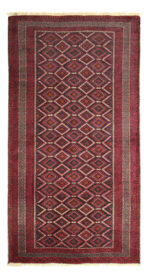 Alfombra de pasillo Alfombra Belutsch - 190 x 103 cm - rojo oscuro