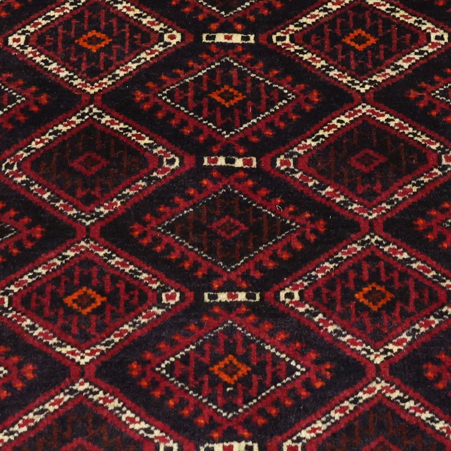Alfombra de pasillo Alfombra Belutsch - 190 x 103 cm - rojo oscuro