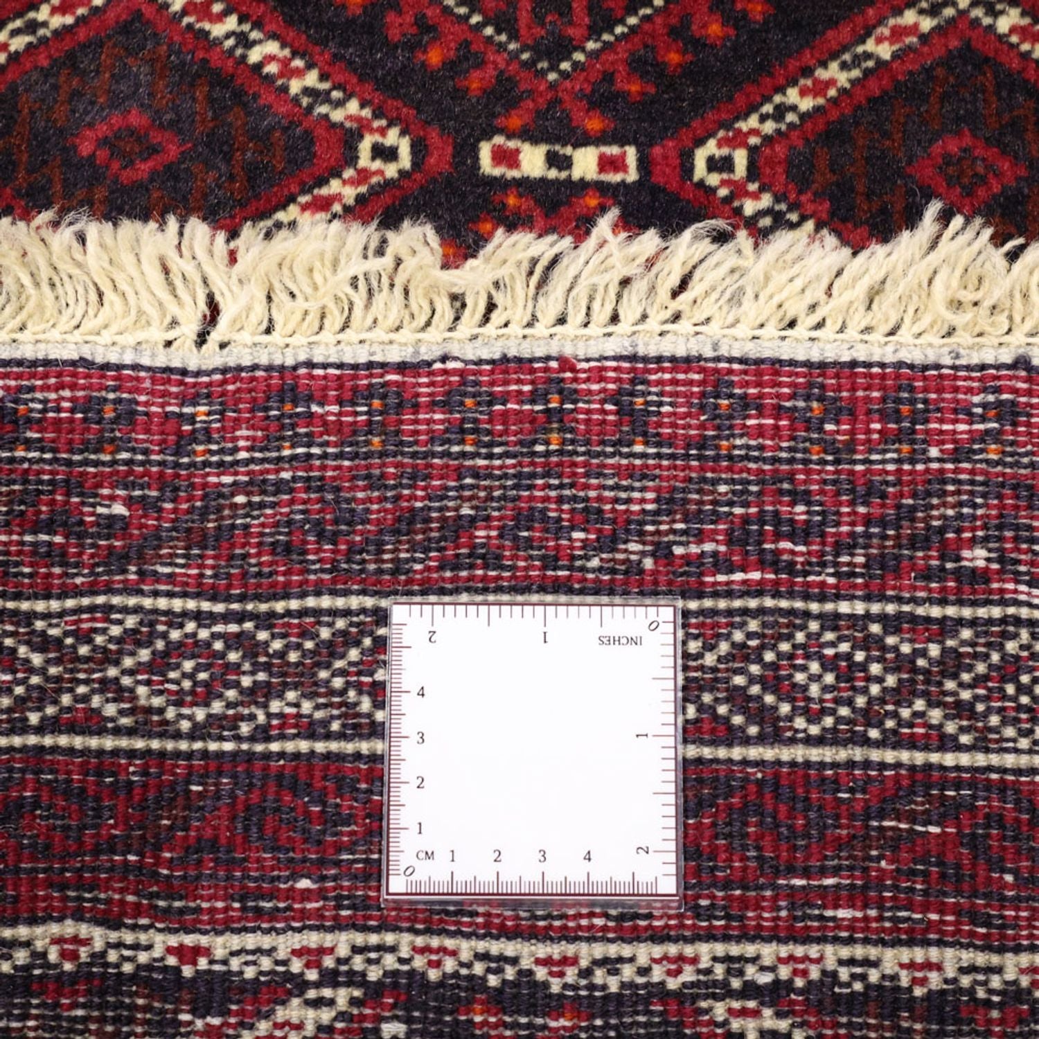 Alfombra de pasillo Alfombra Belutsch - 190 x 103 cm - rojo oscuro