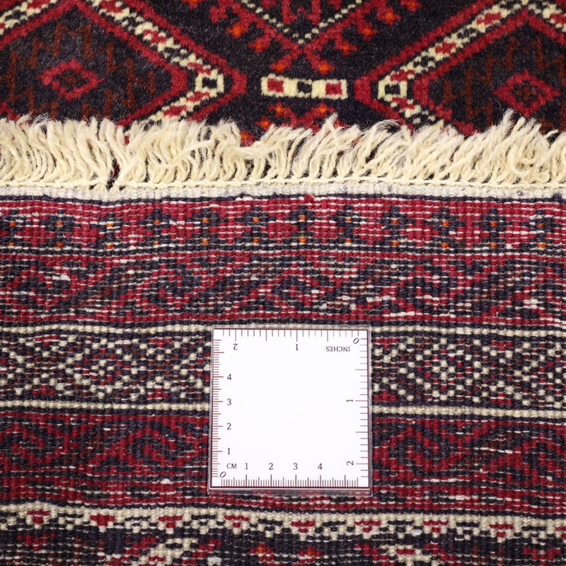 Alfombra de pasillo Alfombra Belutsch - 190 x 103 cm - rojo oscuro