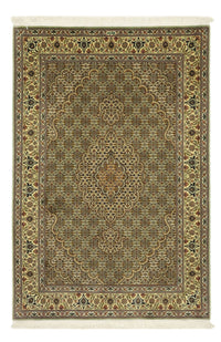 Alfombra Persa - Tabriz - Real - 151 x 100 cm - verde oliva