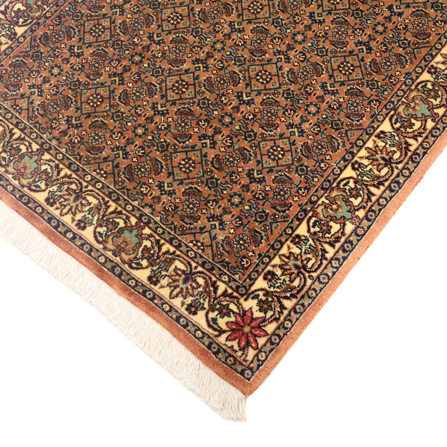 Alfombra persa - Bidjar - 137 x 72 cm - arena